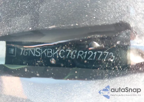 2016 Chevrolet Tahoe Lt z USA, uszkodzony, nr VIN 1GNSKBKC7GR121773